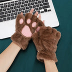 Fingerless Cat Paw Gloves