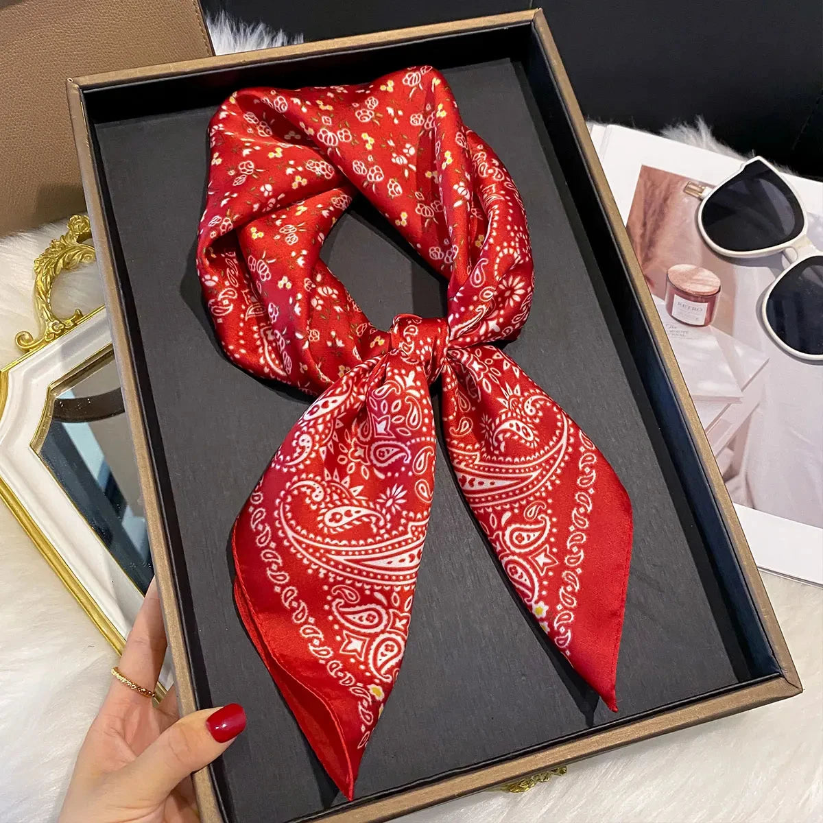 Paisley Print Scarf