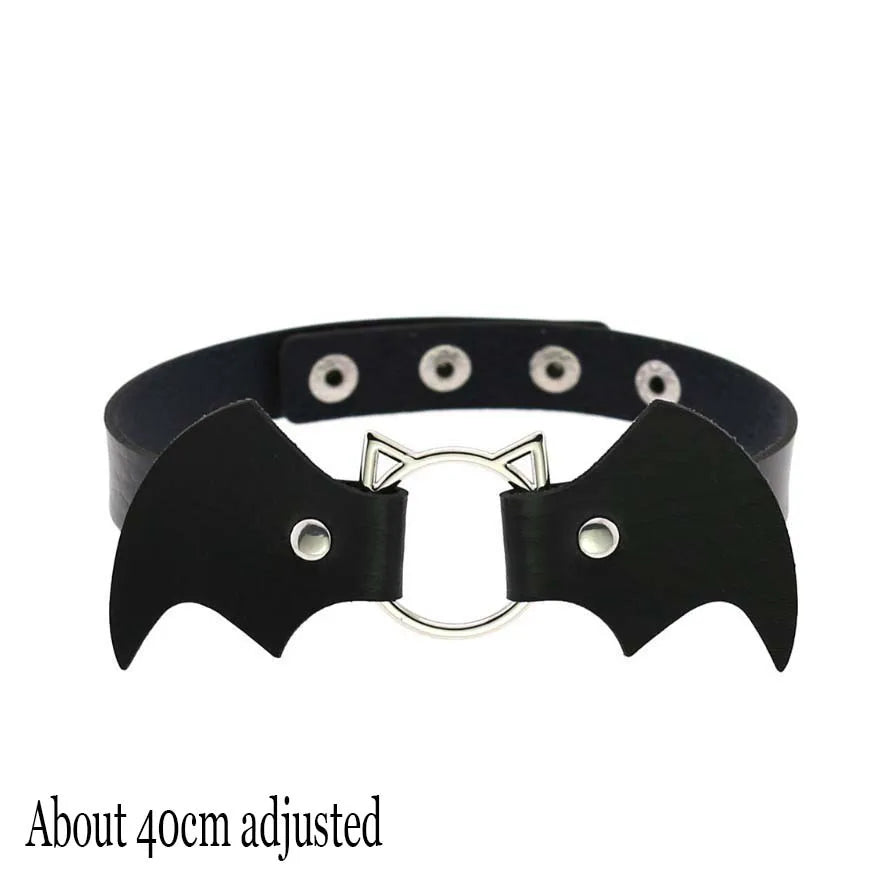Choker Necklace In Leather