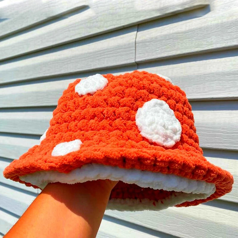 Crochet Mushroom Hat