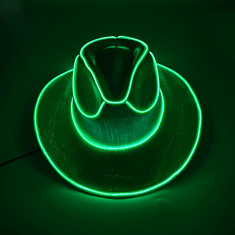 LED Neon Cowboy Hat