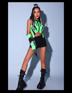 Fluorescent Racer Girl Set