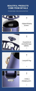 Portable Hands Free Electric Fan