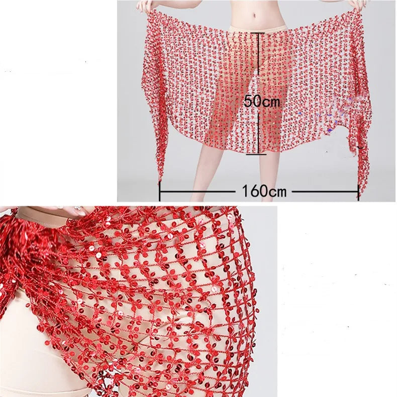 Sequin Belly Dance Skirt
