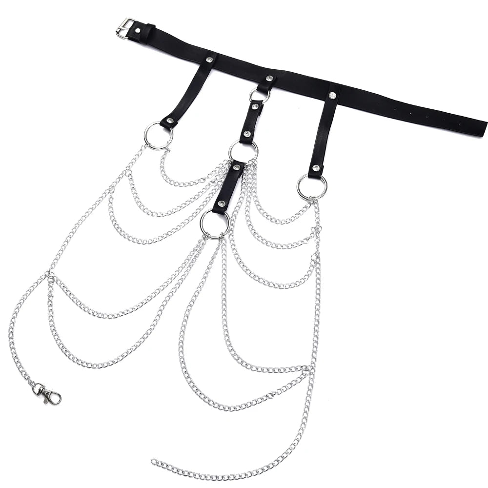 Rhinestone Body Chain Harness