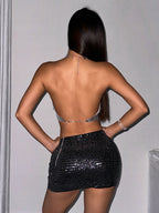 Atelier Sequin Party Top