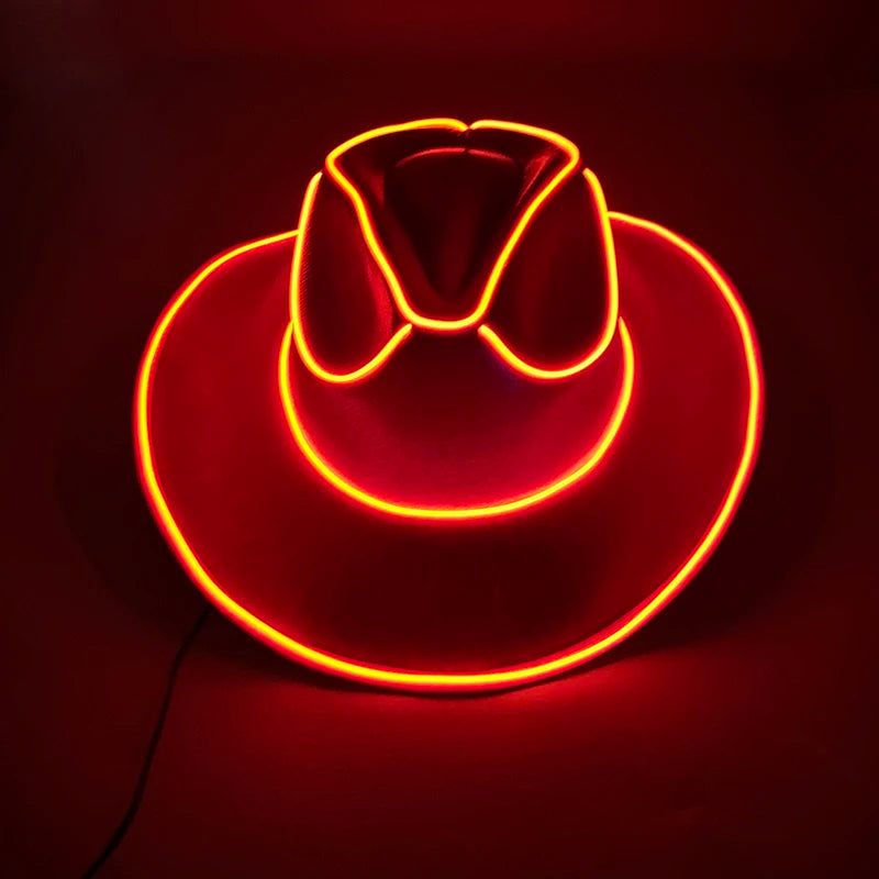 LED Neon Cowboy Hat