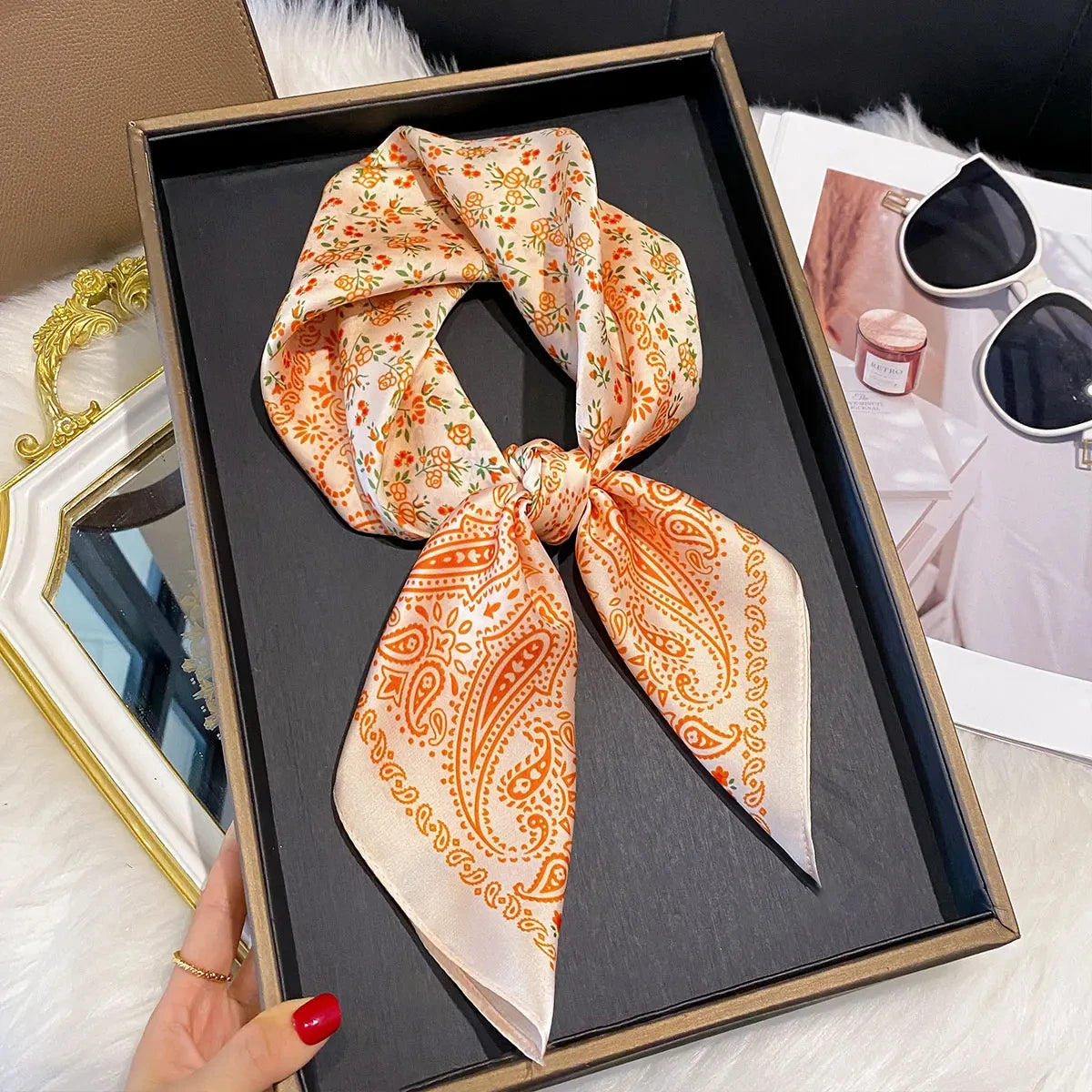 Paisley Print Scarf