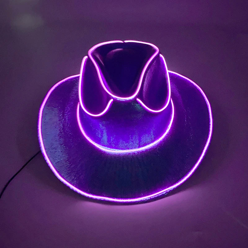 LED Neon Cowboy Hat