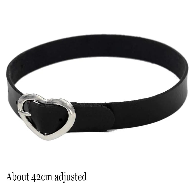 Choker Necklace In Leather